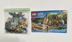 LEGO City Jungle Starter Set 60157 100% Complete Set Boat Crocodile