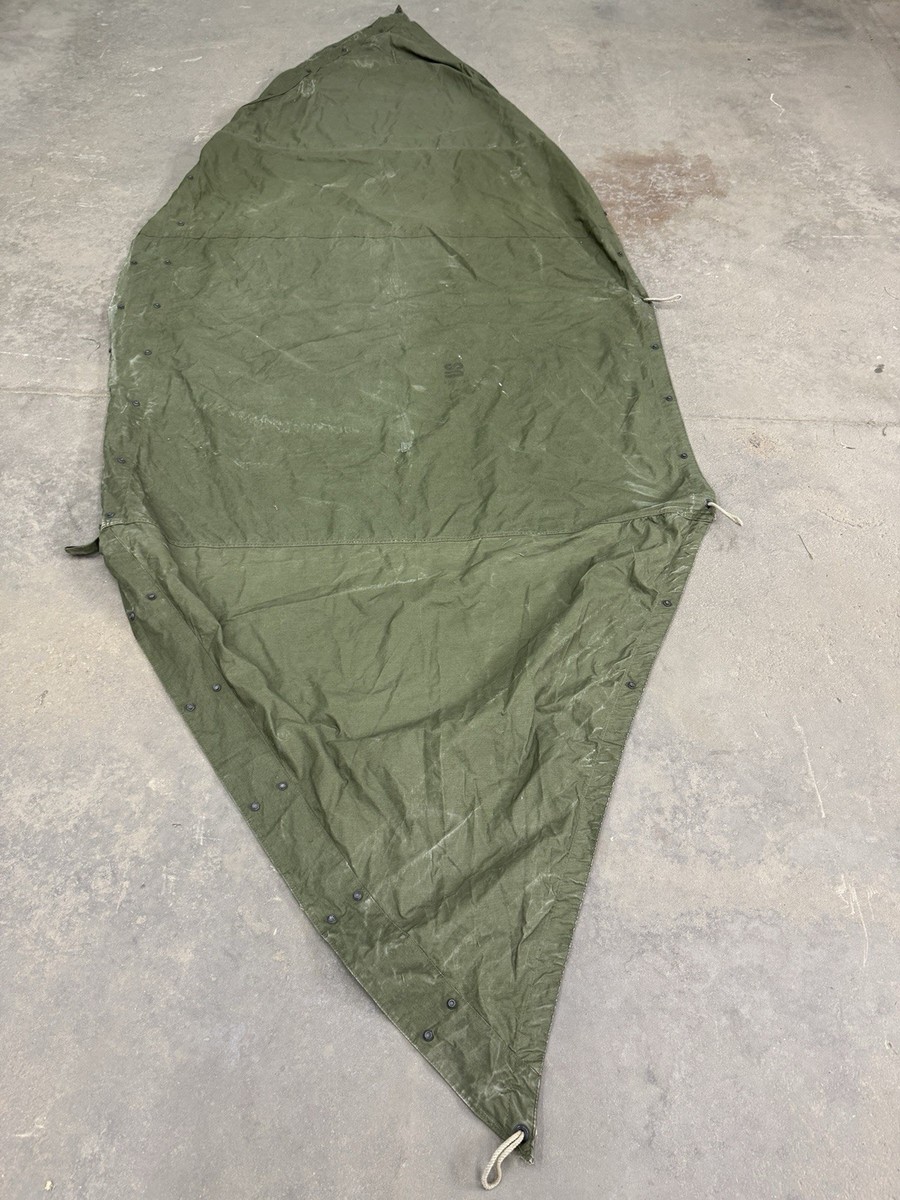 US Military Shelter Half - Single Panel Vietnam War Era US Marked