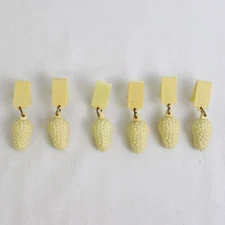 Set of 6 Vintage Grape Cluster Tablecloth Weights