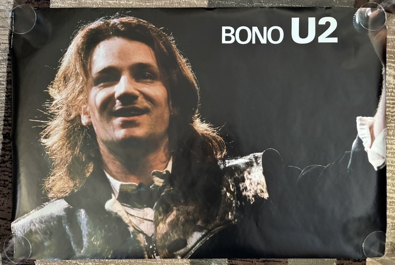 Collection Of  FOUR original Bono (U2) Posters from the 1980"s