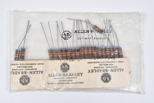 20 NEW Allen-Bradley A-B 1-Watt Hot Molded Fixed Composition Resistors