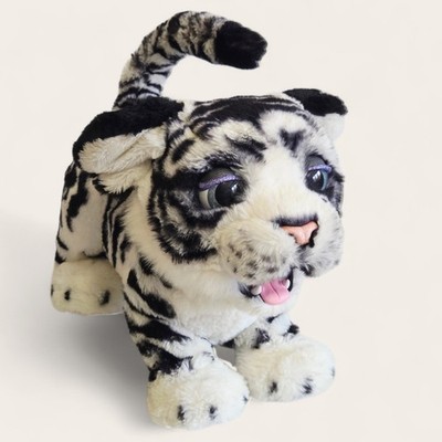 FurReal White Tiger Roarin Ivory Interactive Pet Plush Toys R Us Exclusive 2017