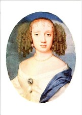 Henrietta Duchess Orleans Samuel Cooper Artwork Postcard C296
