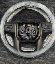 New OEM 2019-2023 GMC Sierra  Leather Steering Wheel W Collision Alert