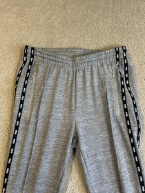 Victoria's Secret PINK Open leg Grey Black Classic Jogger Pants Size Small
