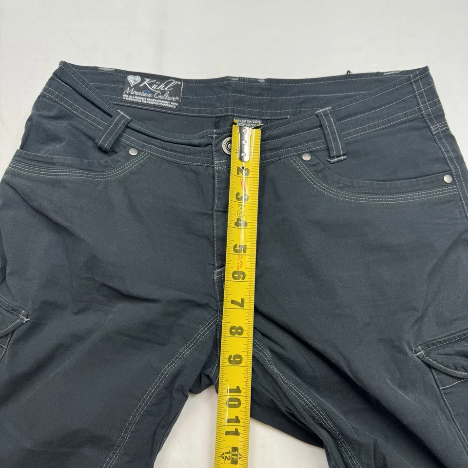 Kuhl Women’s Vintage Patina Dye Splash Shorts Size 8 (32x12) Cargo Hiking Black - Image 2 of 4