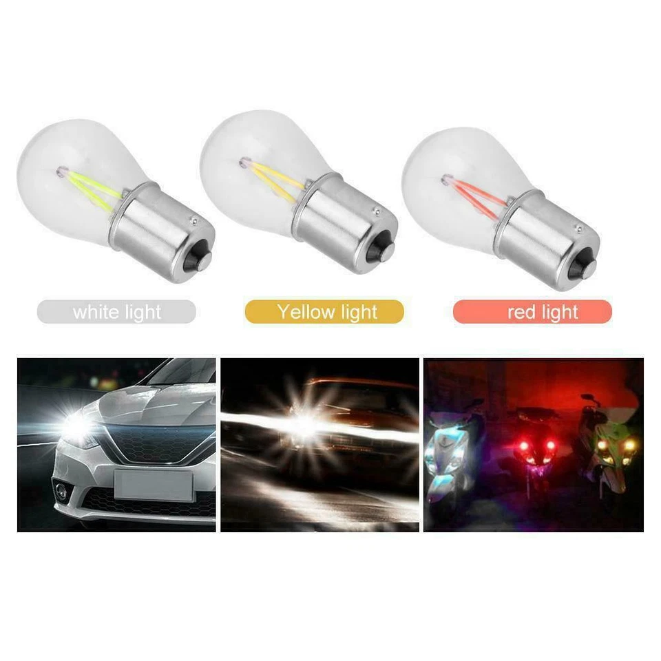 10PCS LED Turn Signal Reverse Light 2W 1156 BA15S Backup Lamp Bulbs DC 12V-28V - Image 4 of 4