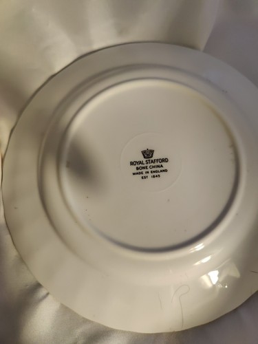 Royal Stafford Bone China Trio Vintage Teacup Saucer Side Plate - Picture 9 of 13