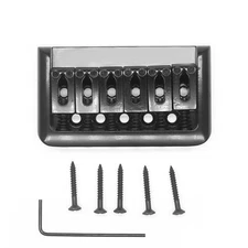 52.5mm Fixed Hardtail Bridge Non-tremolo Electric Guitar Bridge for 6 String