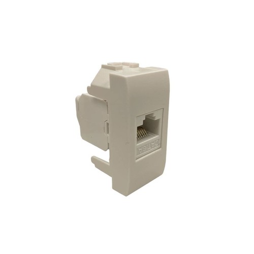 Frutto rj45 UTP cat.6A compatible Bticino Living Light N4262C6 8 broches pour... - Photo 2/5