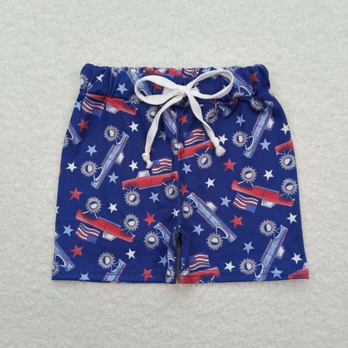 Sibling Kids Boys Summer Bottoms Western Aztec Print Shorts - Picture 10 of 10