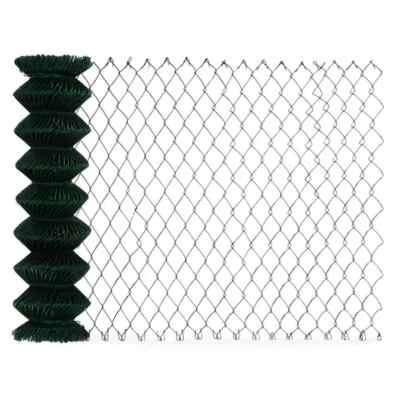 Maschendrahtzaun | PVC-Beschichtung | Grün | Verschiedene Längen und Höhen 2,8mm - Bild 1 von 4