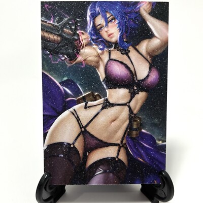 My Hero Academia Kaina Tsutsumi Sexy Anime Waifu Girl Goddess Glitter Art Card