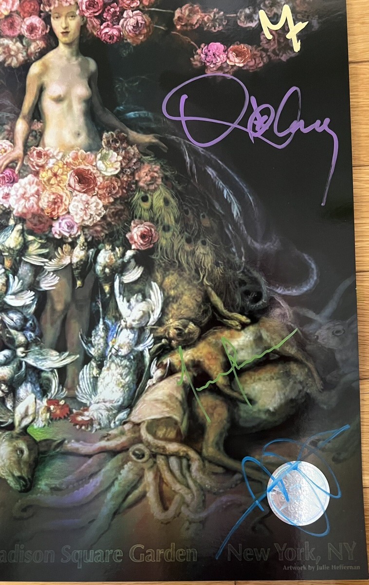 TOOL SIGNED POSTER FOIL MSG NY 1/13/2024 MADISON GARDEN