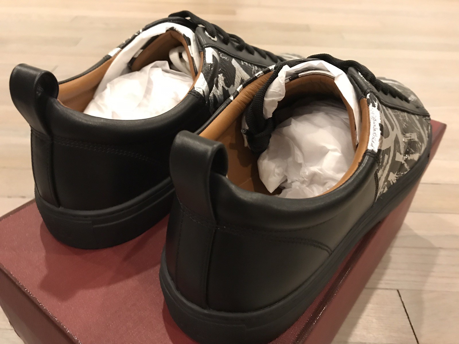 2018 Bally Herbi Edición Limitada Zapatillas De Cuero plata Negro con plata Cuero de tamaño nos 10 436bd3 2018 Bally Herbi Edición Limitada Zapatillas De Cuero plata Negro con plata Cuero de tamaño nos 10 436bd3