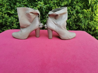 grey heeled ankle boots uk