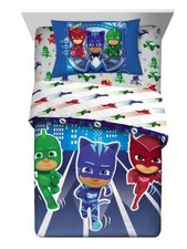 PJ Masks "Virtual Vehicles" Kids Reversible Bed Set-W2486414302, W7950809602