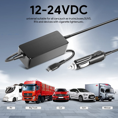 PWR 90W USB-C Car Charger For Lenovo ThinkPad, MacBook, Dell – 65W/90W Laptop Adapter - View #4