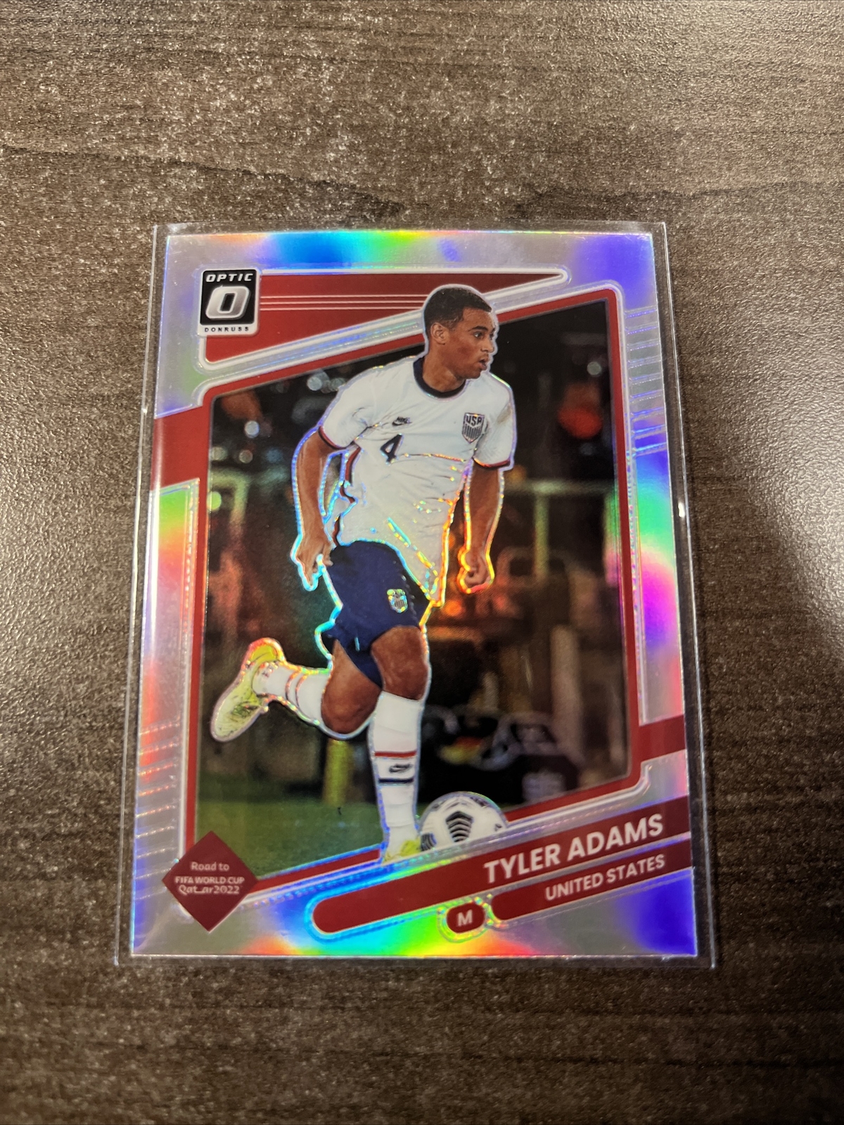 Tyler Adams 2021-2022 Panini Donruss Soccer Optic Holo
