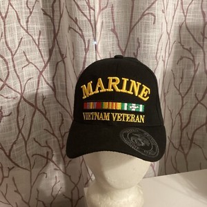 Vietnam Veteran Hat With Ribbon Da Nang Special Edition Black