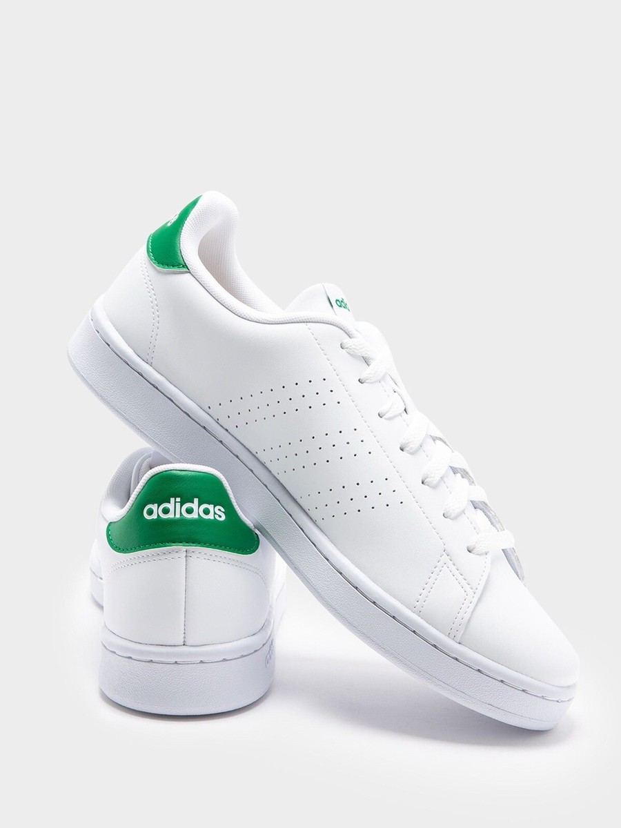 NEW Adidas Advantage Tennis Casual Sneakers White Green  display picture 2