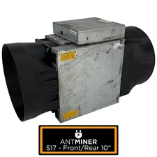 Antminer S17 Front/Rear Kit to 10 Inch - Fan Shroud Adapter  Cooling Crypto