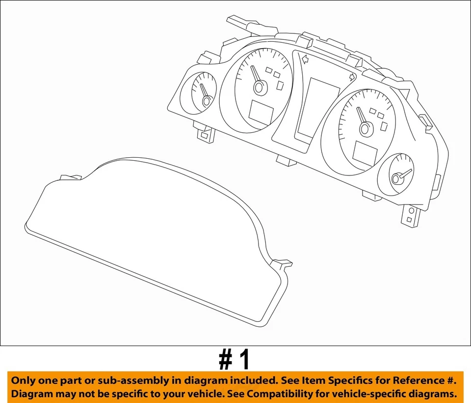 Chevrolet Caprice Police L77 2011 2013 OEM 6,0 L velocímetro A2C53435731 Foto 4 de 4
