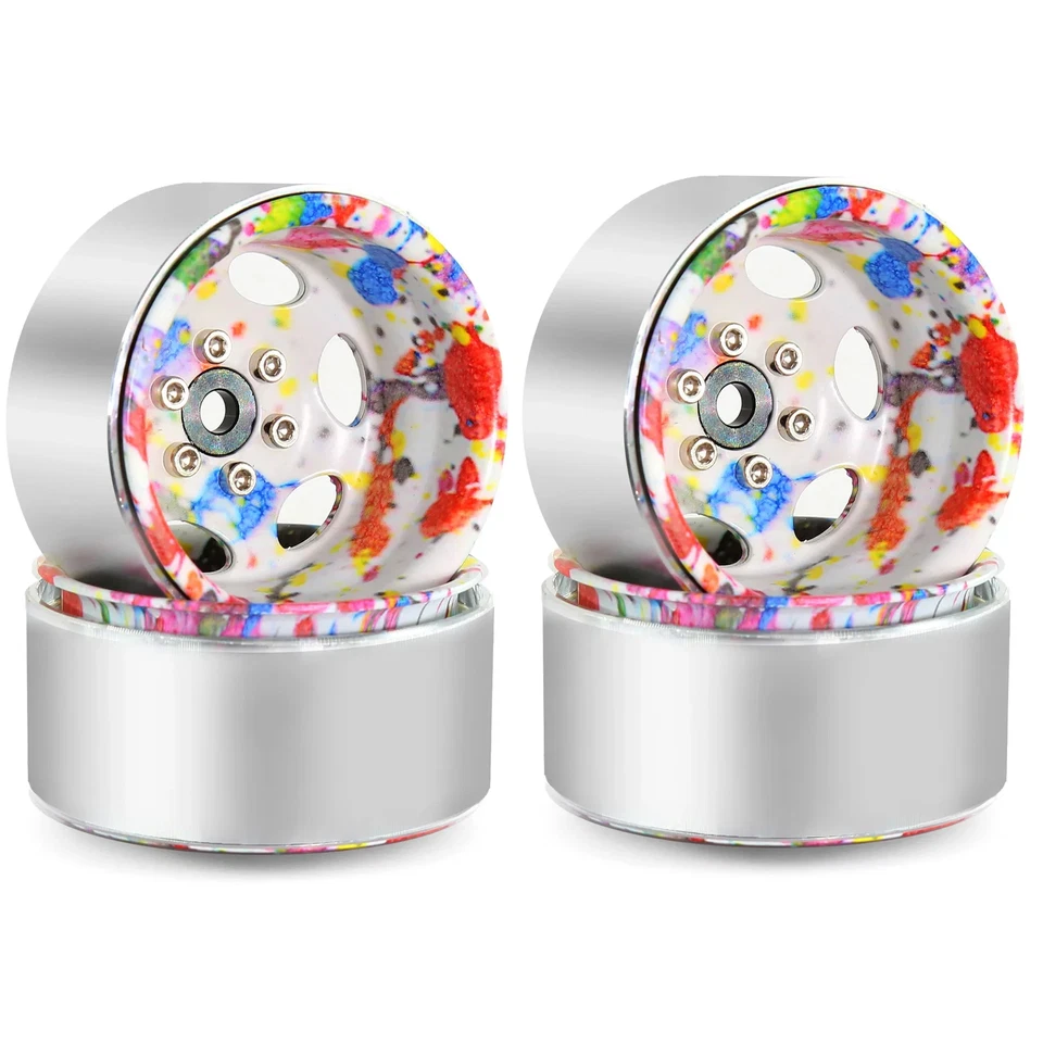 1.9英寸金属Beadlock轮辋带负偏移适用于1/10遥控轴向SCX10 TRX4 — 第 4/4 张图片