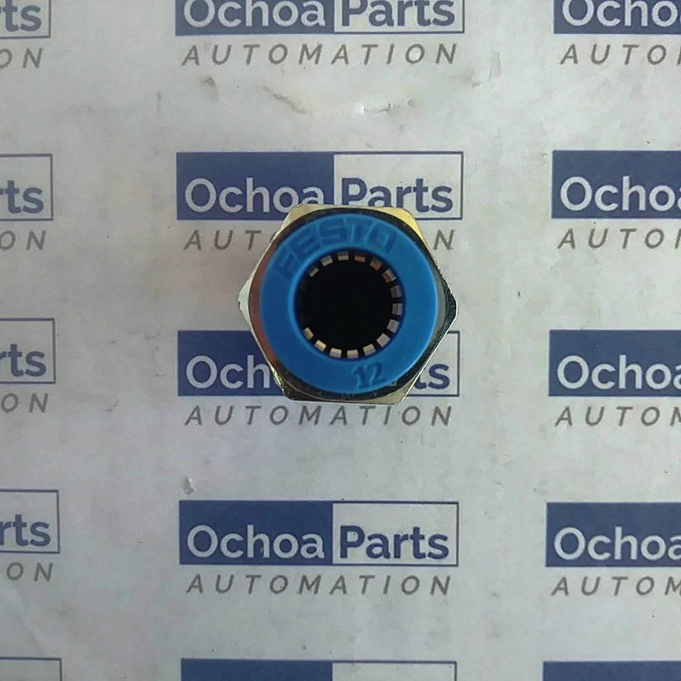 153161 FESTO PUSH-IN BULKHEAD CONNECTOR QSS-12 BLUE 0.95-6 BAR - LOT OF 5 PCS - Image 3 of 4