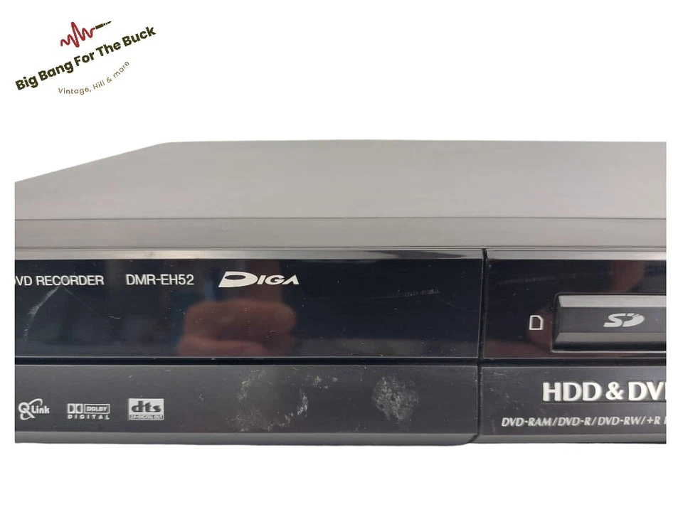 Panasonic DMR-EH52 DVD Recorder 80 GB HDD Festplatten Rekorder gewartet Garantie - Bild 4 von 4