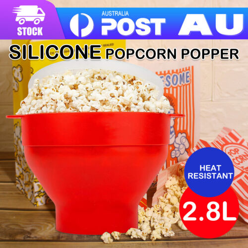 Popcorn Maker Microwave Bowl Home Pop Corn Popper Popping Machine Cooker Snack - - Picture 1 of 12