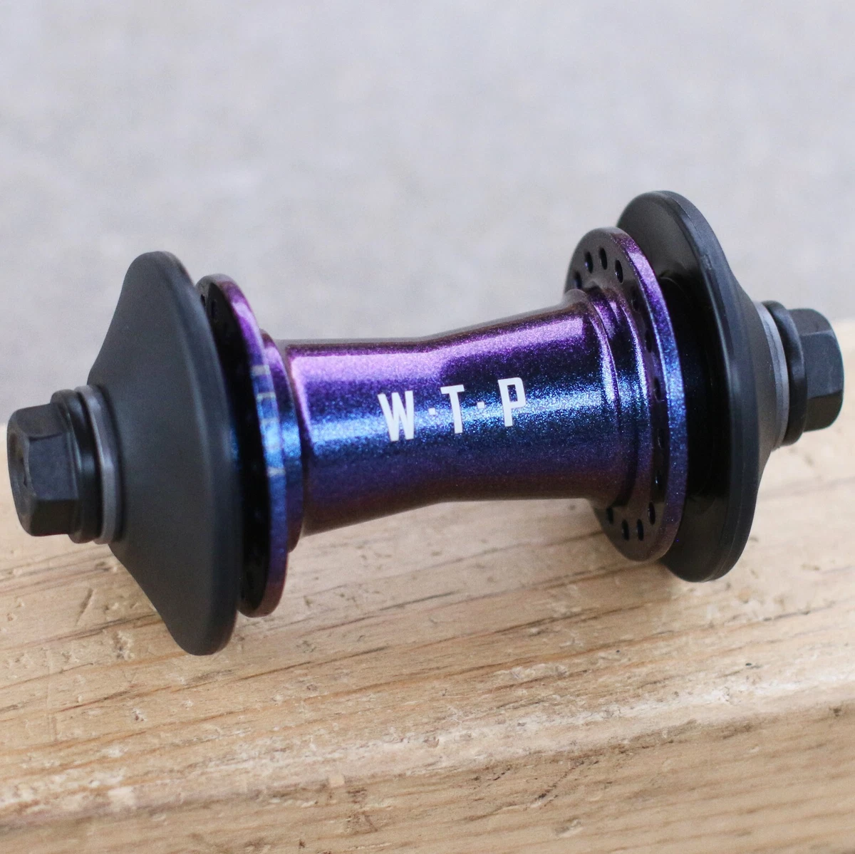WE THE PEOPLE BMX HELIX FRONT HUB GALACTIC PURPLE