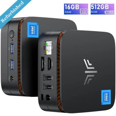 NiPoGi E1 / E2 Mini PC Intel 12th N150 16GB DDR4 512GB SSD