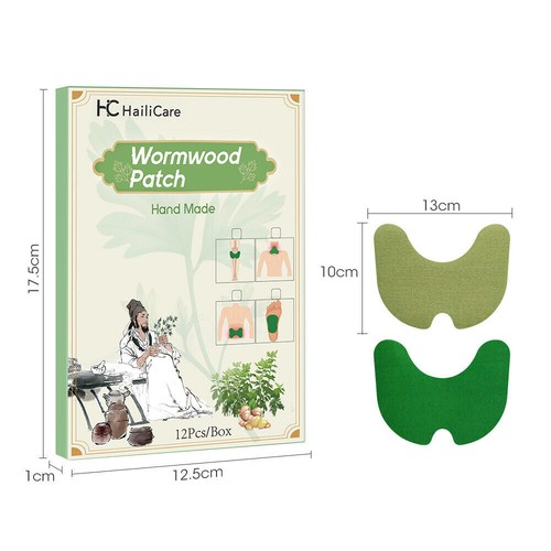 Wormwood Herbal Wellnee Knee Pain Relief Pads Warming Plaster Joint Ache Sticker - Picture 15 of 22
