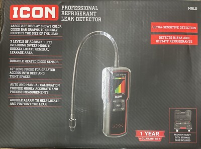 Icon 59375 MRLD Professional Refrigerant Leak Detector NEW