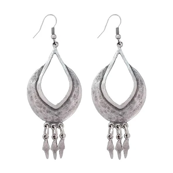 Pewter Fashion Earrings