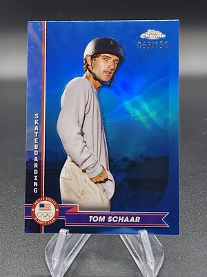 2024 Topps Chrome US Olympic Tom Schaar #21 Blue Refractor /150