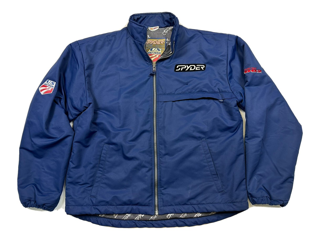 Spyder U.S. Ski Team ウェアセット VINTAGE Spyder Jacket Men's Medium Blue US Ski Team 2002 USA
