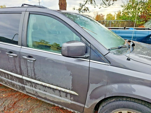 2011-2016 Town & Country Heated Side View Mirror Power Silver Passenger RH