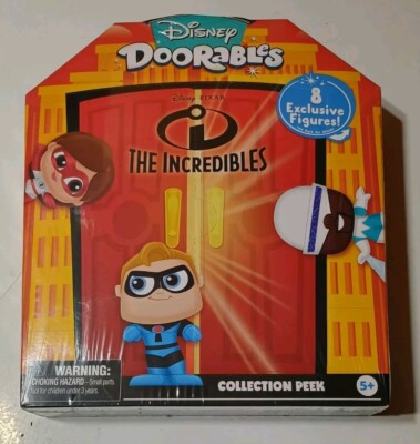 NEW-Disney Doorables The Incredibles Collection - 8 Exclusive Peek Figures