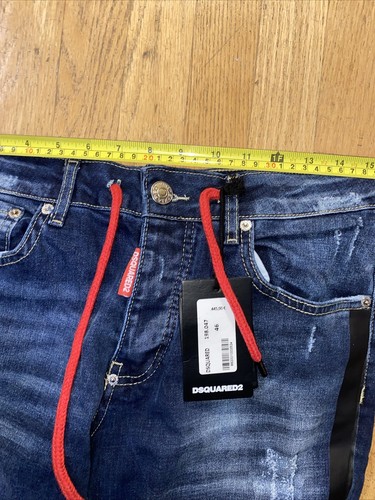 Dsquared2 Cool Guy Jean Blue Faded Jeans Made In Italy - Picture 12 of 17