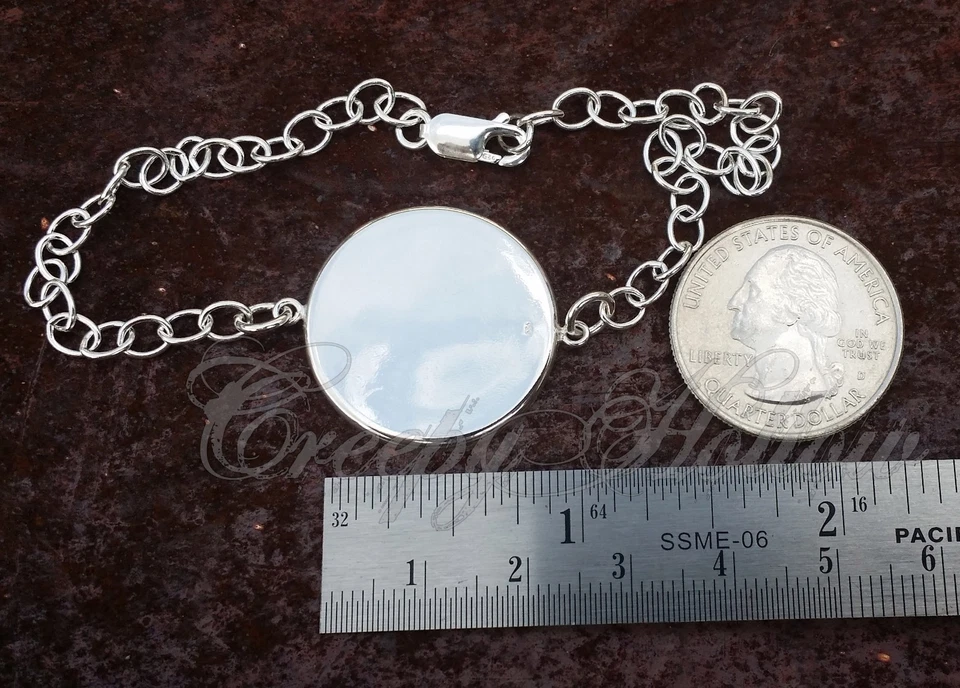 Pulsera Ajustable Plata de Ley 925 Hoja de Marihuana Pro Legalización Hierba Foto 3 de 3