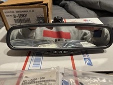 NEW Gentex 50-Genk31 Autodim Mirror with Maplights/ Compass/Temp W/Full Harness
