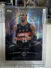 2025 Topps Midnight Alex Sarr #26 Rookie RC Silver Moon Beam SP Wizards