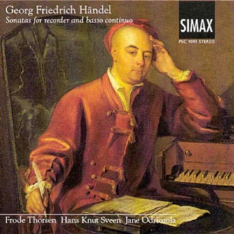 PSC1093 G.f. Handel Sonatas For Recorder and CD PSC1093 NEW