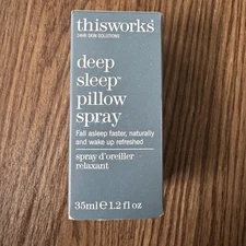 Deep Sleep Pillow Spray, 1.2 fl oz, thisworks Brand, New In Box