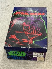 Vintage Star Wars DARTH VADER Kids Shoes Size 13 90s DEADSTOCK NEW MIB TAGS RARE