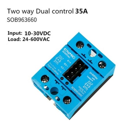 Replace Dual Channel Dual Control Single Phase Solid State Relay DC-AC 10~30VDC