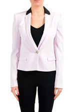 Just Cavalli Women's Purple One Button Blazer US M IT 42