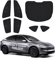 2026 Upgrade Tesla Model Y Juniper Side Window Sunshade Ice-Crystal Cool, Sucti
